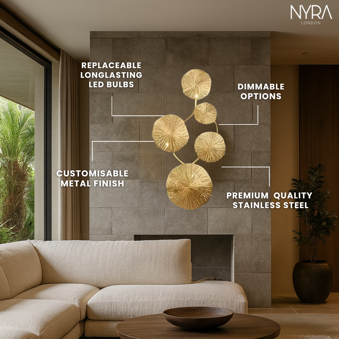 NYRA Leaf Modern Wall Lamp