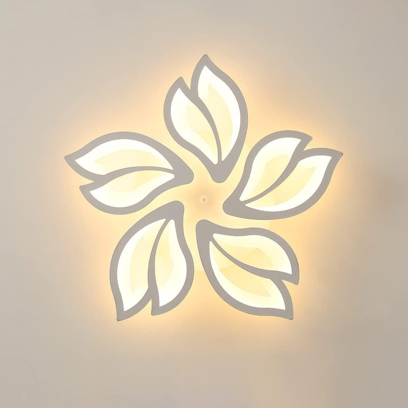 Remote Control 5-Head Petals LED Chandelier