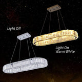 Tommy Crystal Oval Chandelier