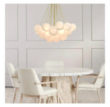 Nordic Frosted Glass Ball Chandelier