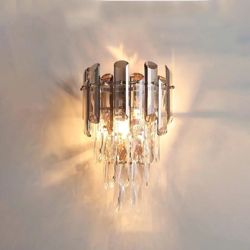Elsie Two Tone Crystal Wall Lamp