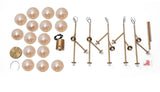 Modern Smoky Sputnik Chandelier