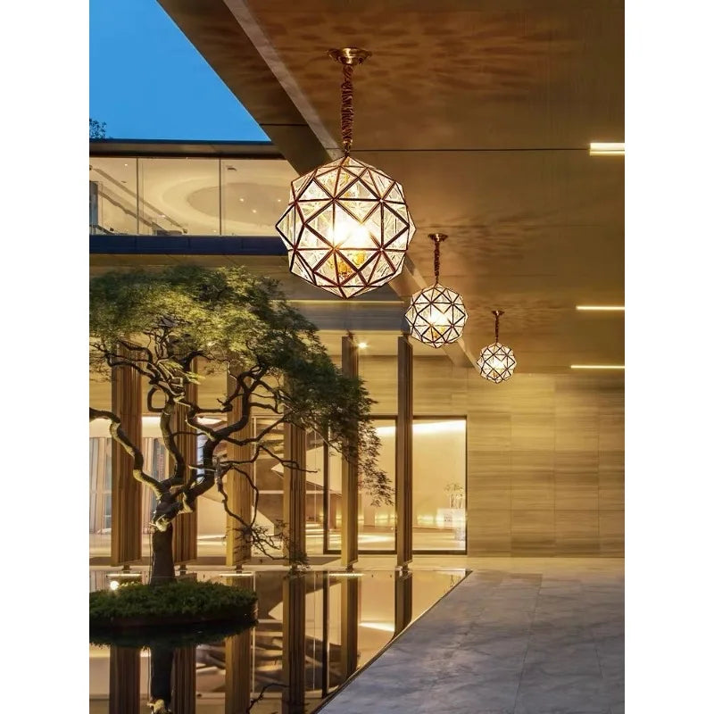Dimlux Glass Pendant Light