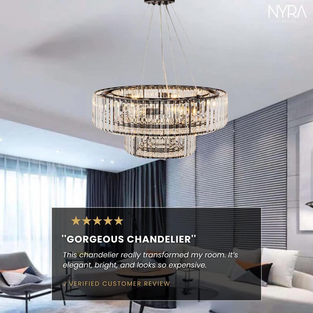 Crystal Vista Modern Chandelier