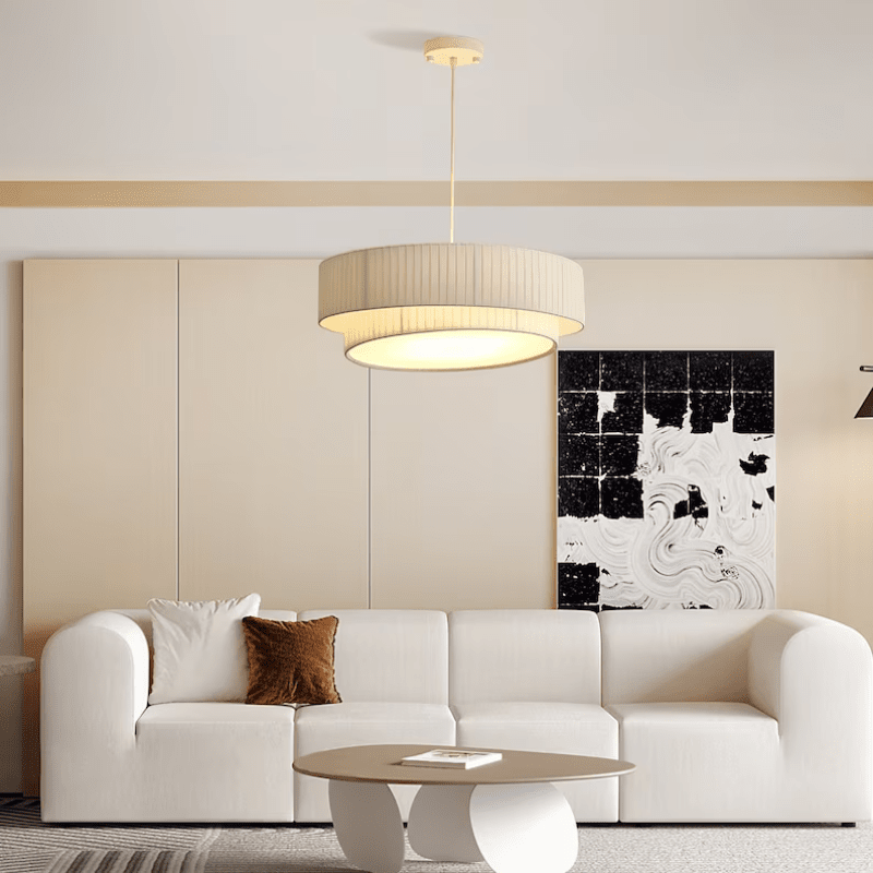 Elegant Decorative Fabric Pendant Lamp