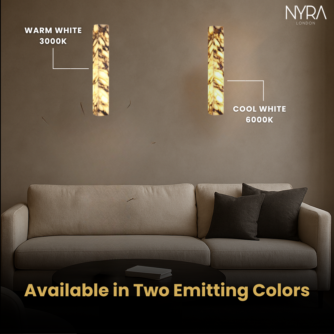 Mira Marble Minimalist Wall Light