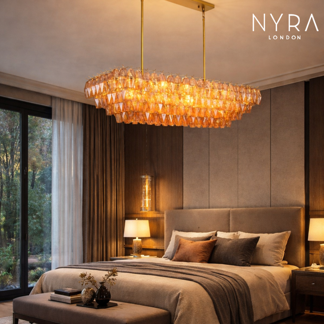 Madelyn Glass Rectangular Chandeliers