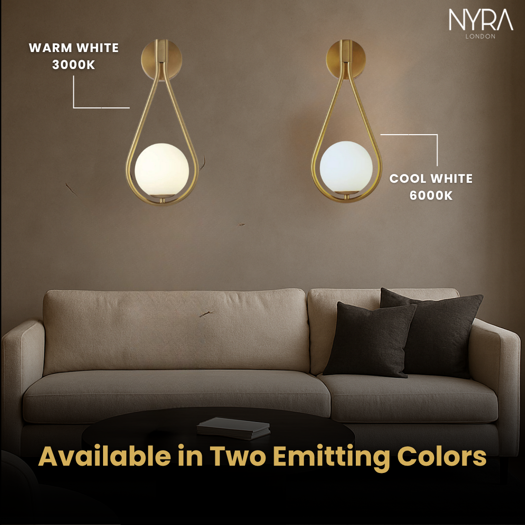 Golden Droplet Lamp