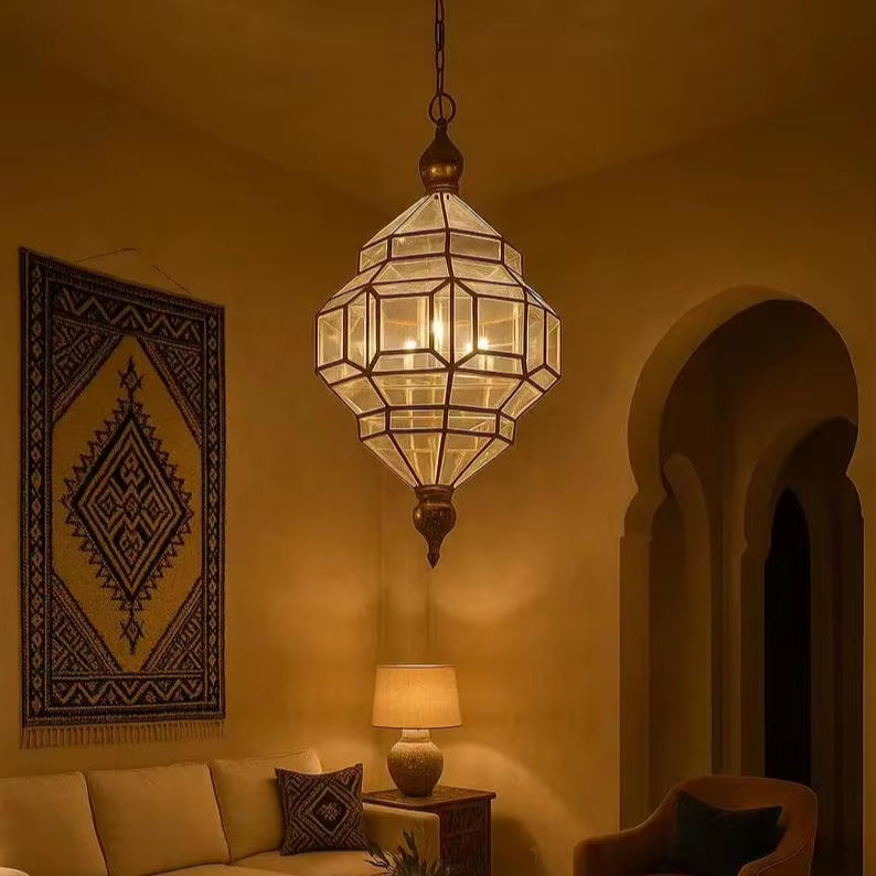 Dimlux Glass Pendant Light
