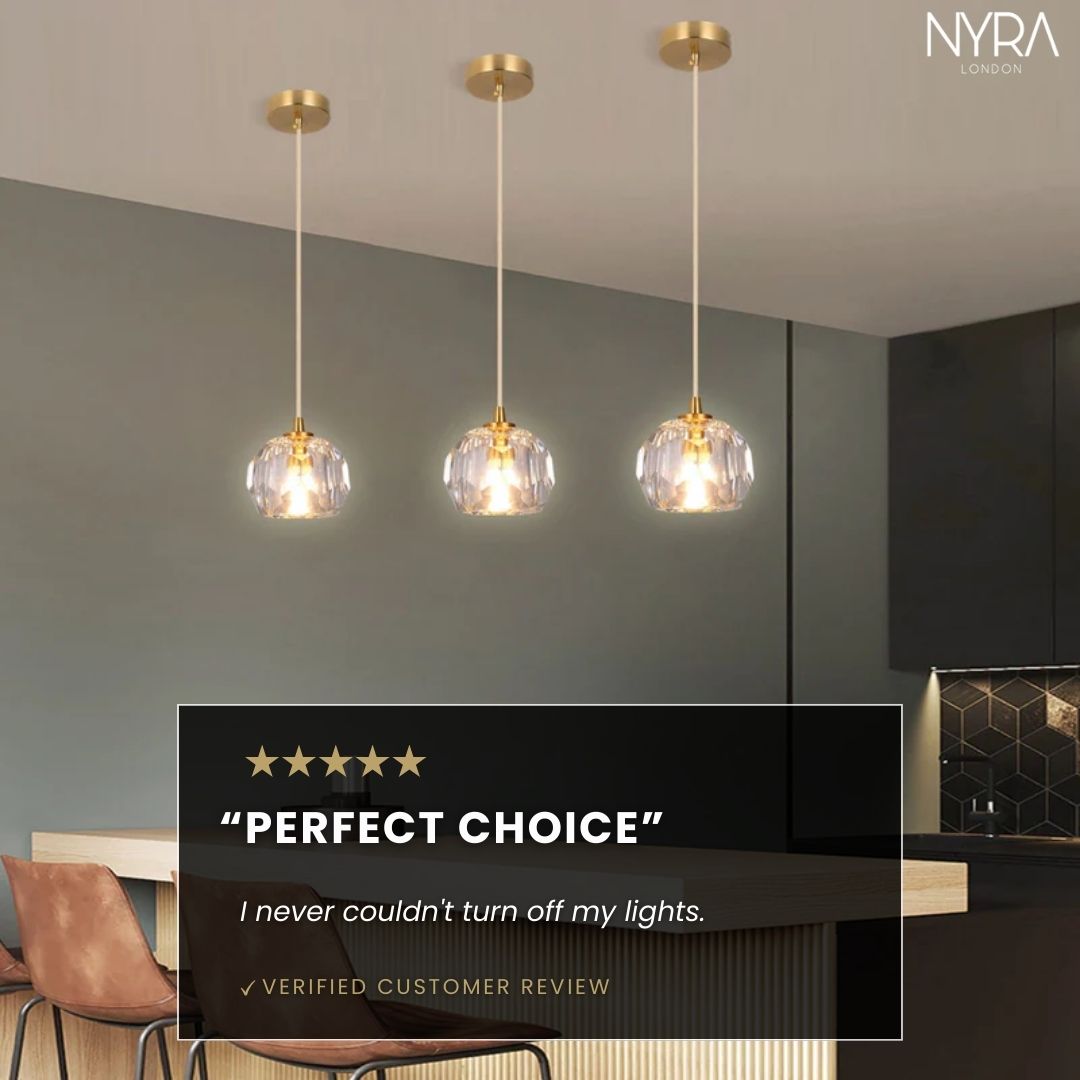 Nordic Crystal Pendant Lights