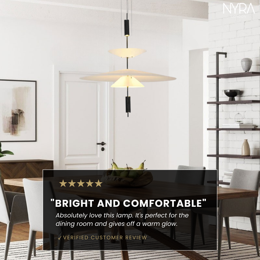 Minimalist UFO Art Chandelier
