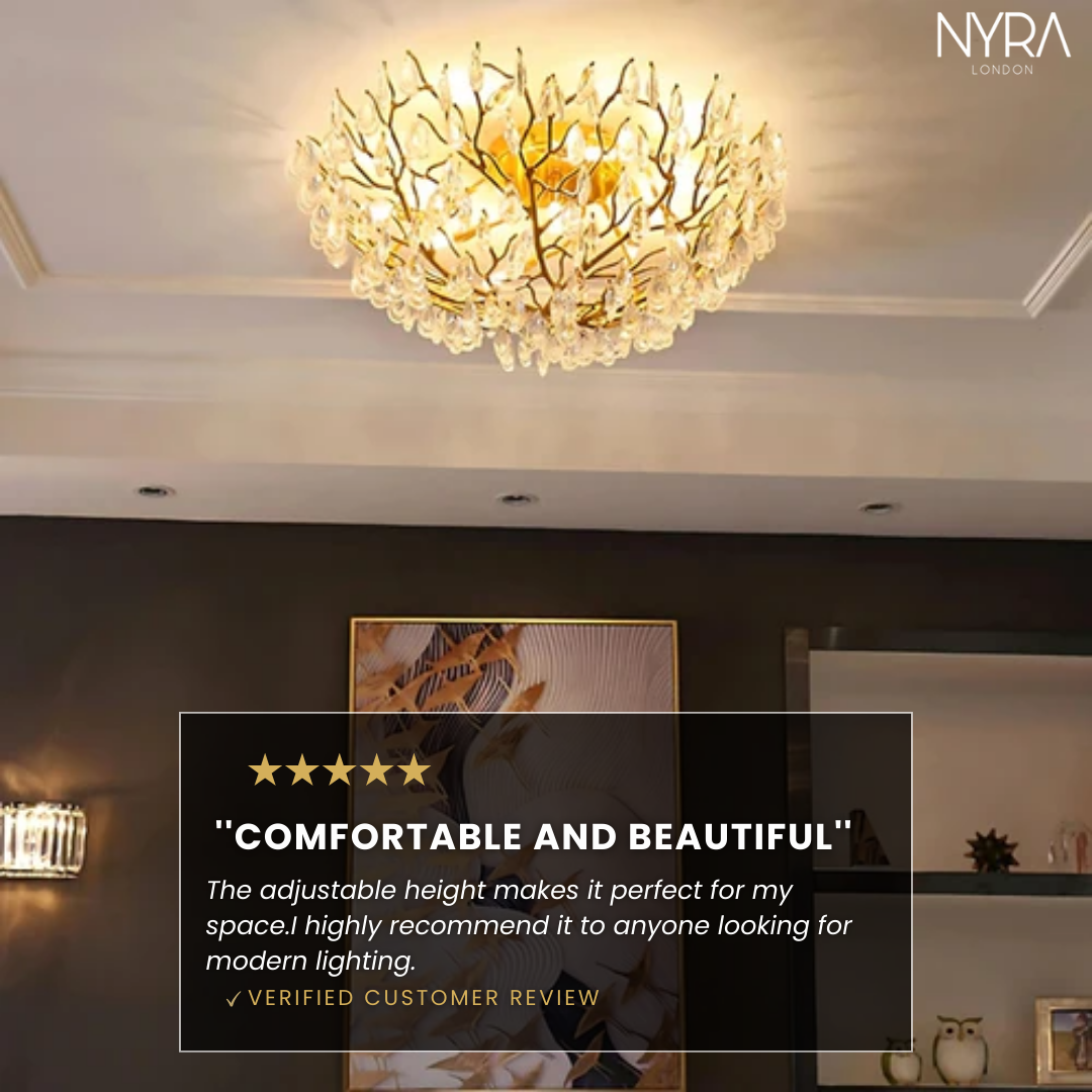 Selina Crystal Ceiling Lamp