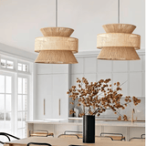Wabi Sabi Handmade Hemp Rope Chandelier,