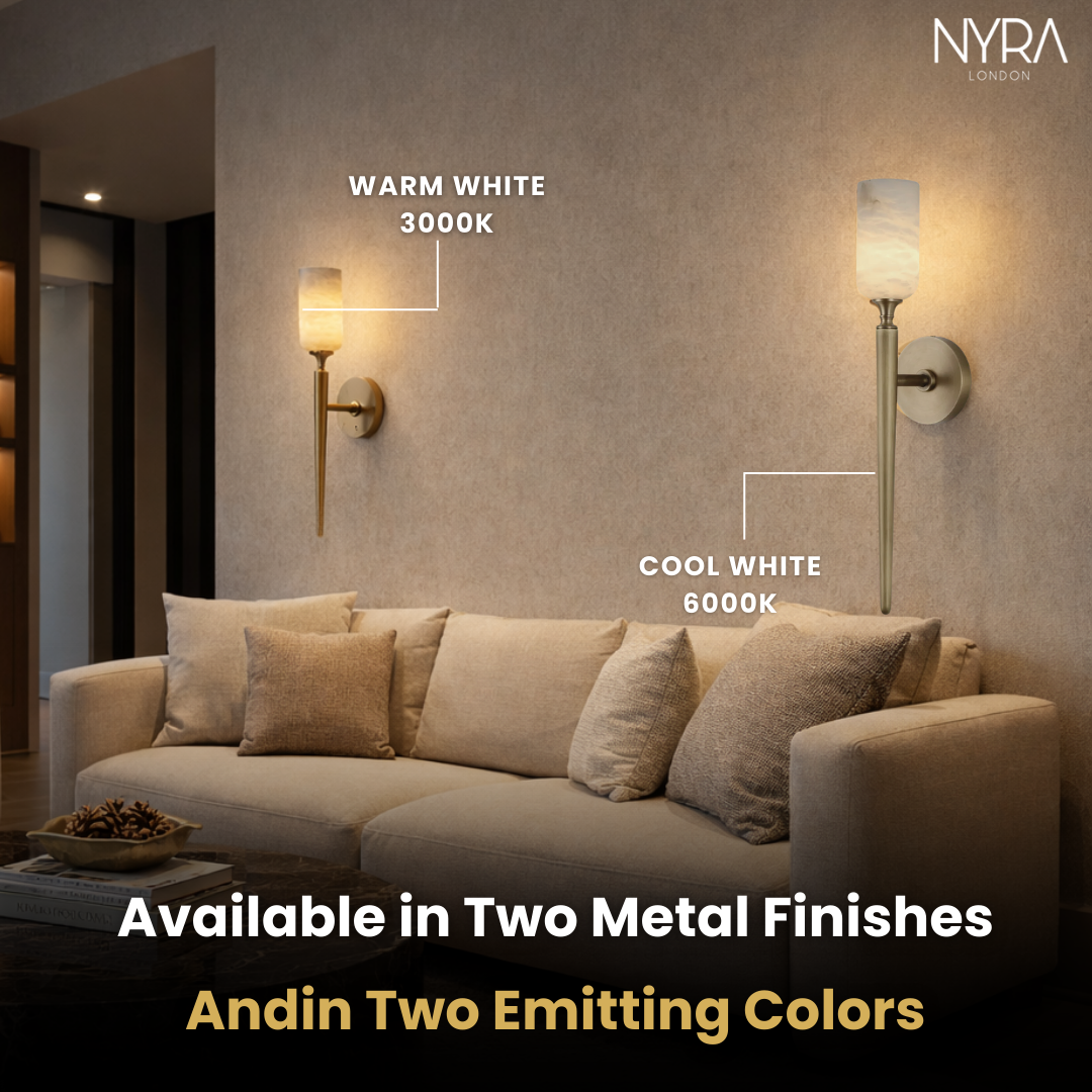 Meridian Alabaster Wall Light