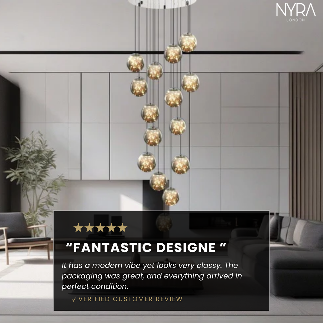 Sydel Bubble Glass Chandelier