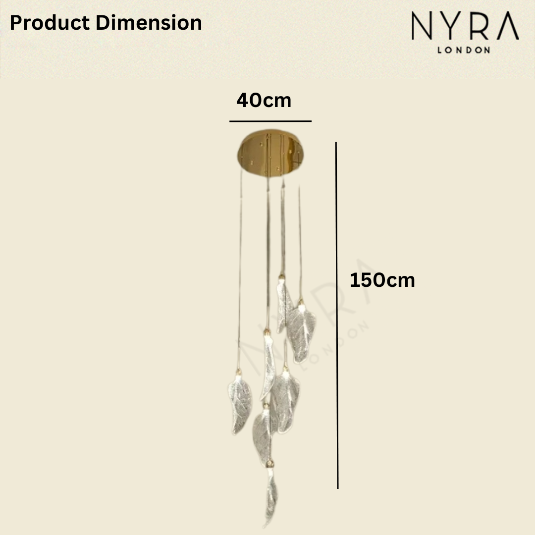 Elyora Acrylic Staircase Chandelier