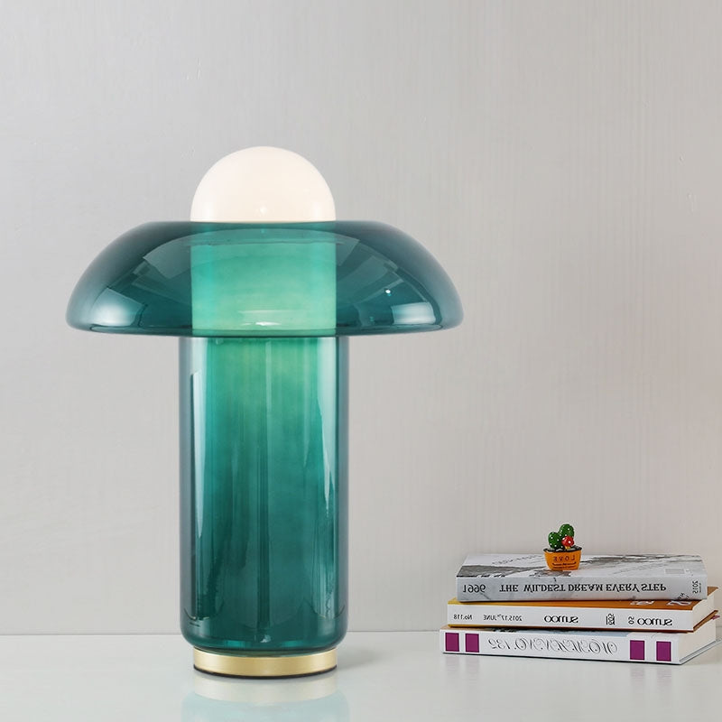 Moon Dome - Glass Table Lamp
