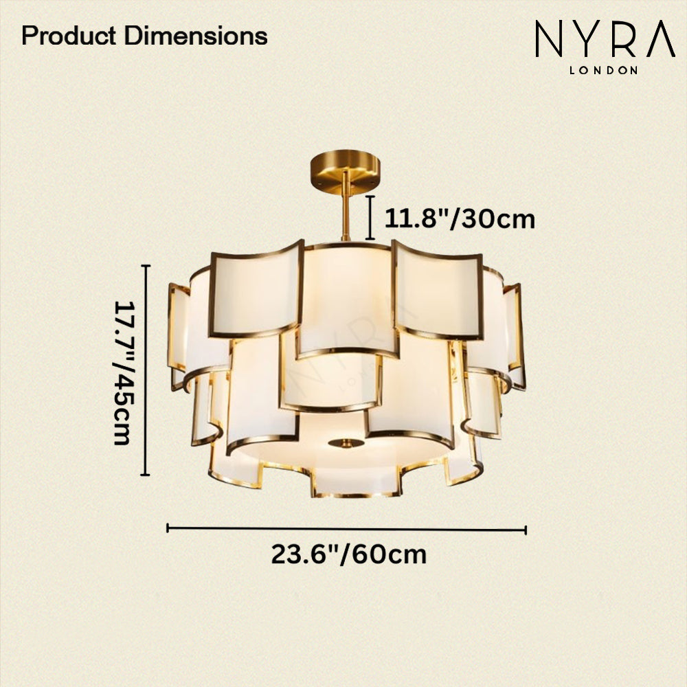 Nyra Glass Chandelier