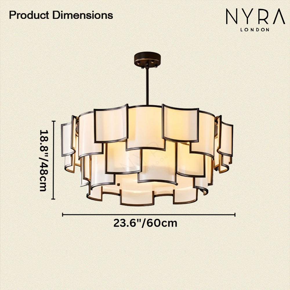 Nyra Glass Chandelier