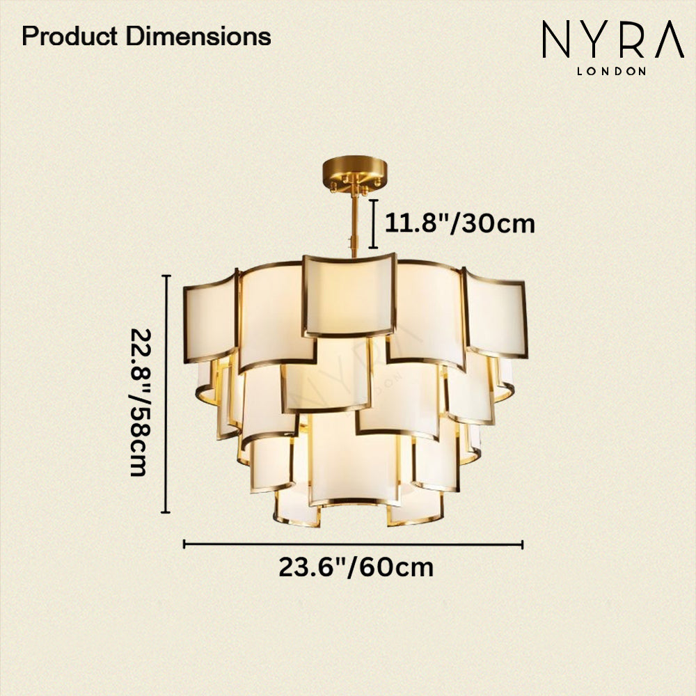 Nyra Glass Chandelier