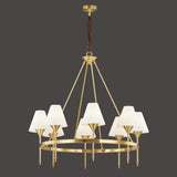 Linen Multiple Head Chandeliers