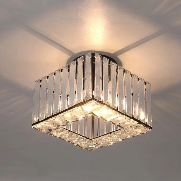 Zara Square Crystal Ceiling Light Fixture’s