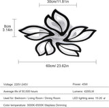 Remote Control 5-Head Petals LED Chandelier