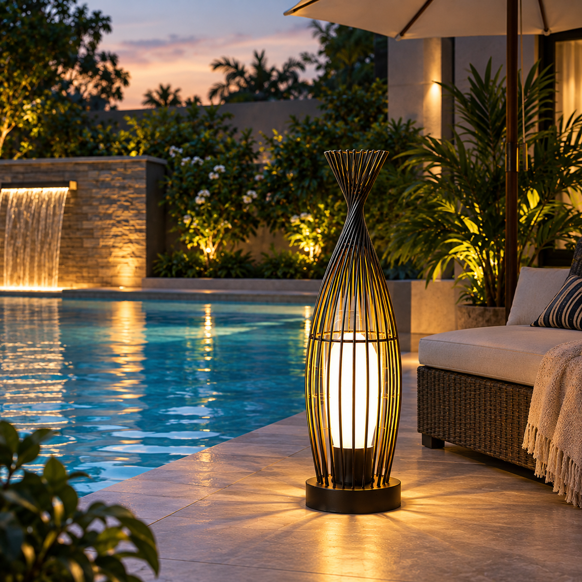 Aven Outdoor Waterproof Floor Lamp