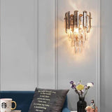 Elsie Two Tone Crystal Wall Lamp
