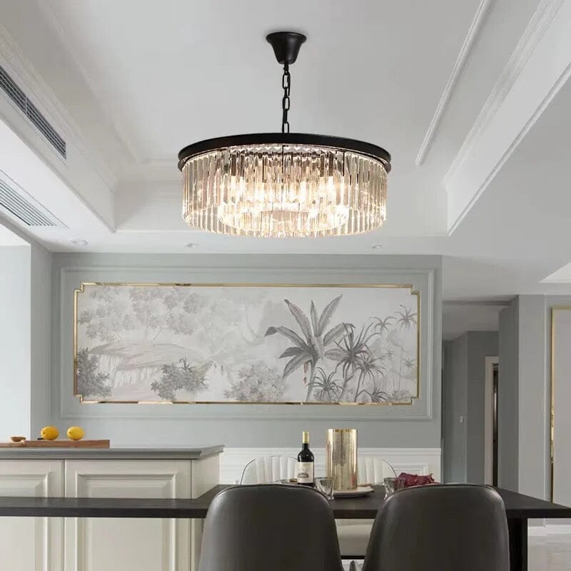 American K9 Crystal  Black Pendant Light