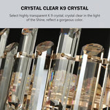 Elsie Two Tone Crystal Wall Lamp
