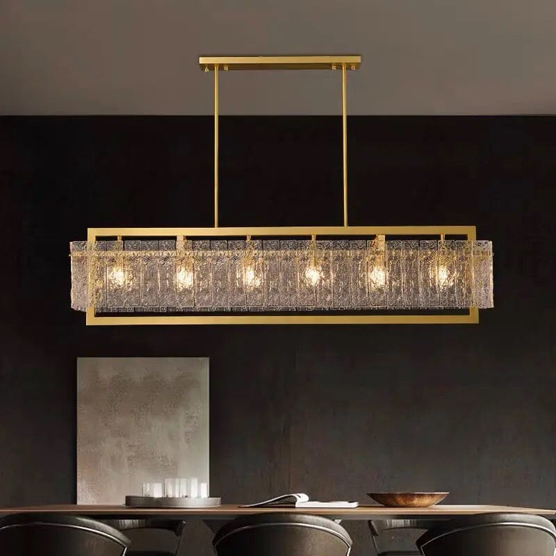 Ozma Tempered Glass Chandelier Collection