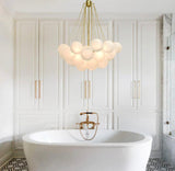 Nordic Frosted Glass Ball Chandelier
