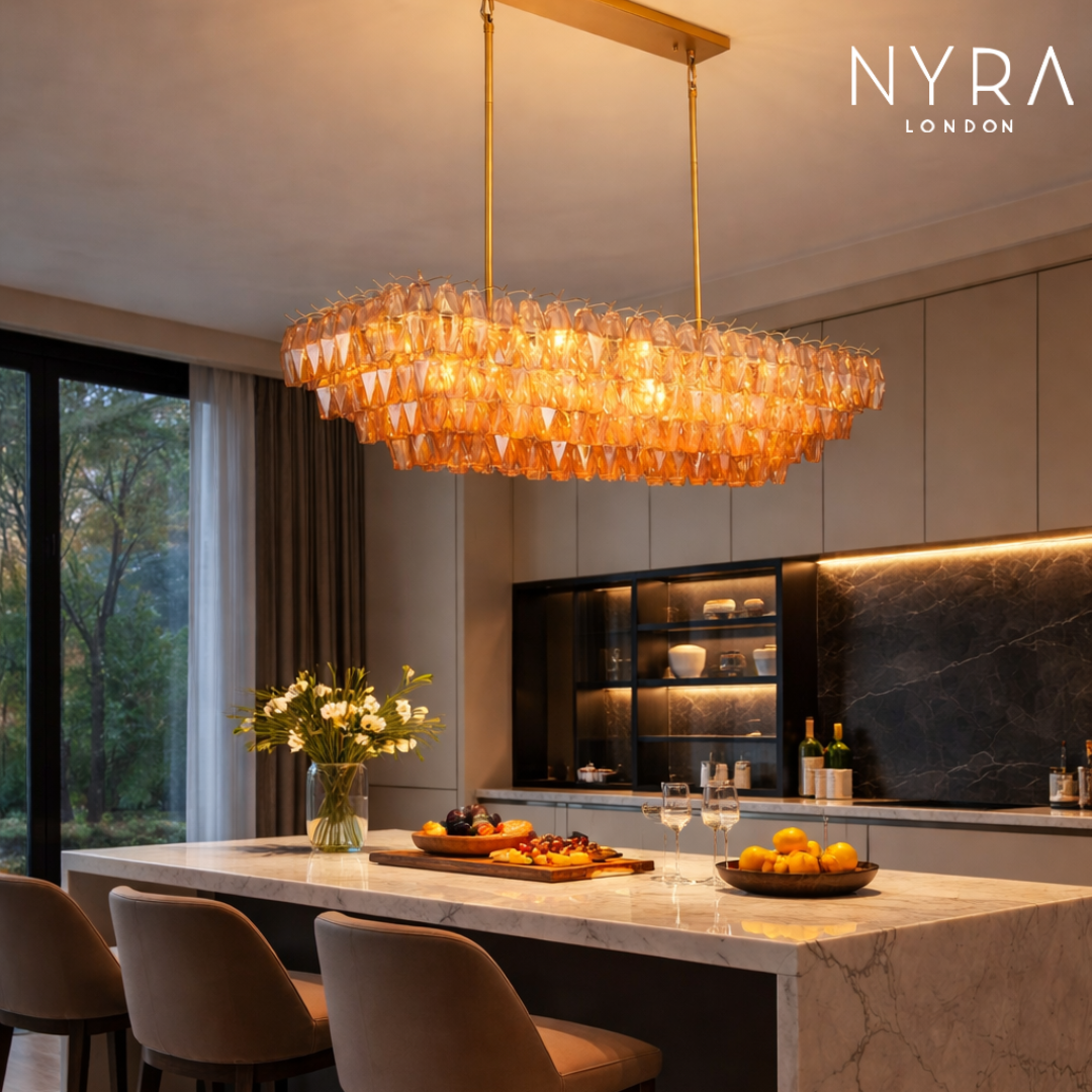 Madelyn Glass Rectangular Chandeliers