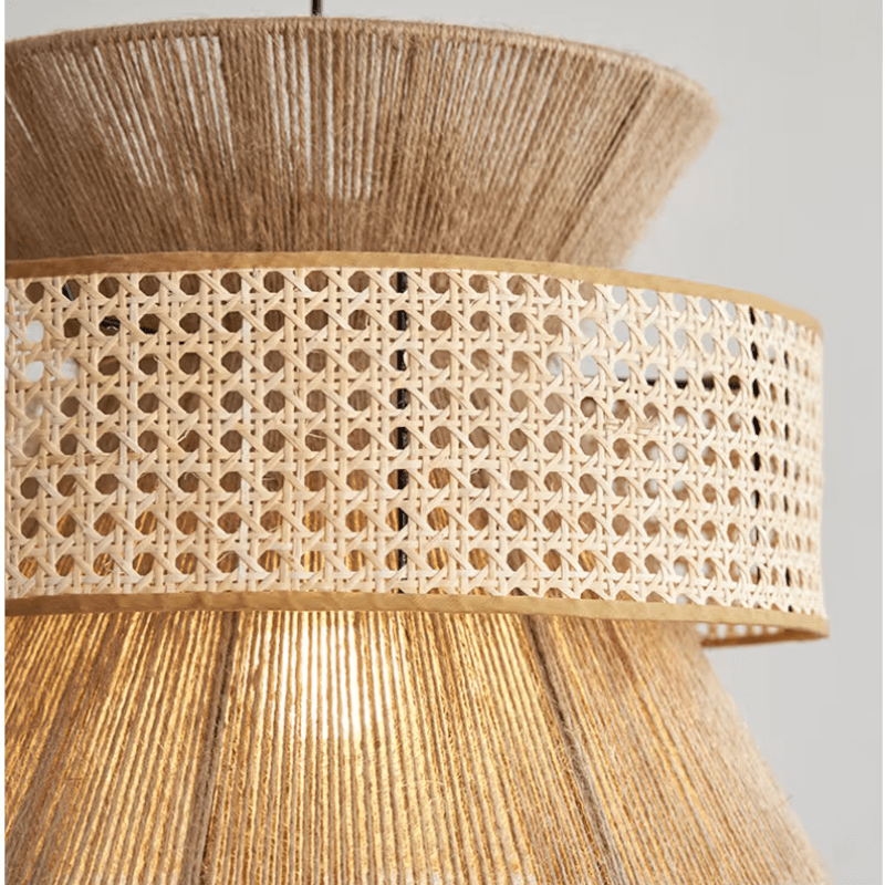 Wabi Sabi Handmade Hemp Rope Chandelier,