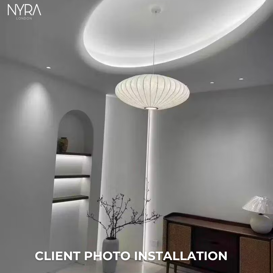 Silk Oval Pendant Lamps