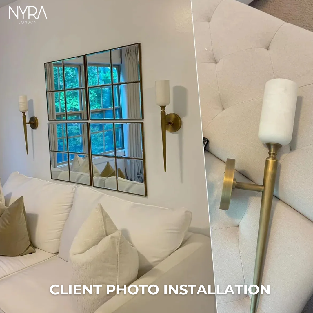 Meridian Alabaster Wall Light