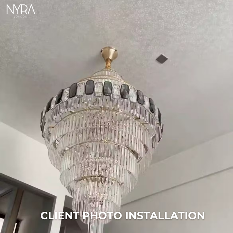 Crystal Chandelier Penthouse Apartments photo