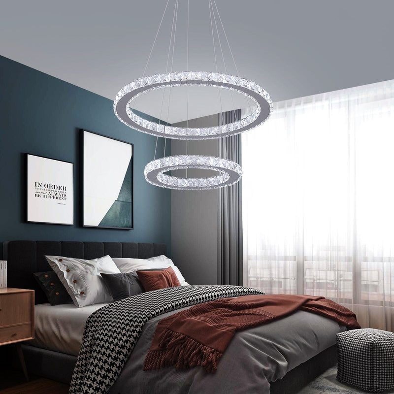 Sierra K9 Crystal Ring Pendant Light