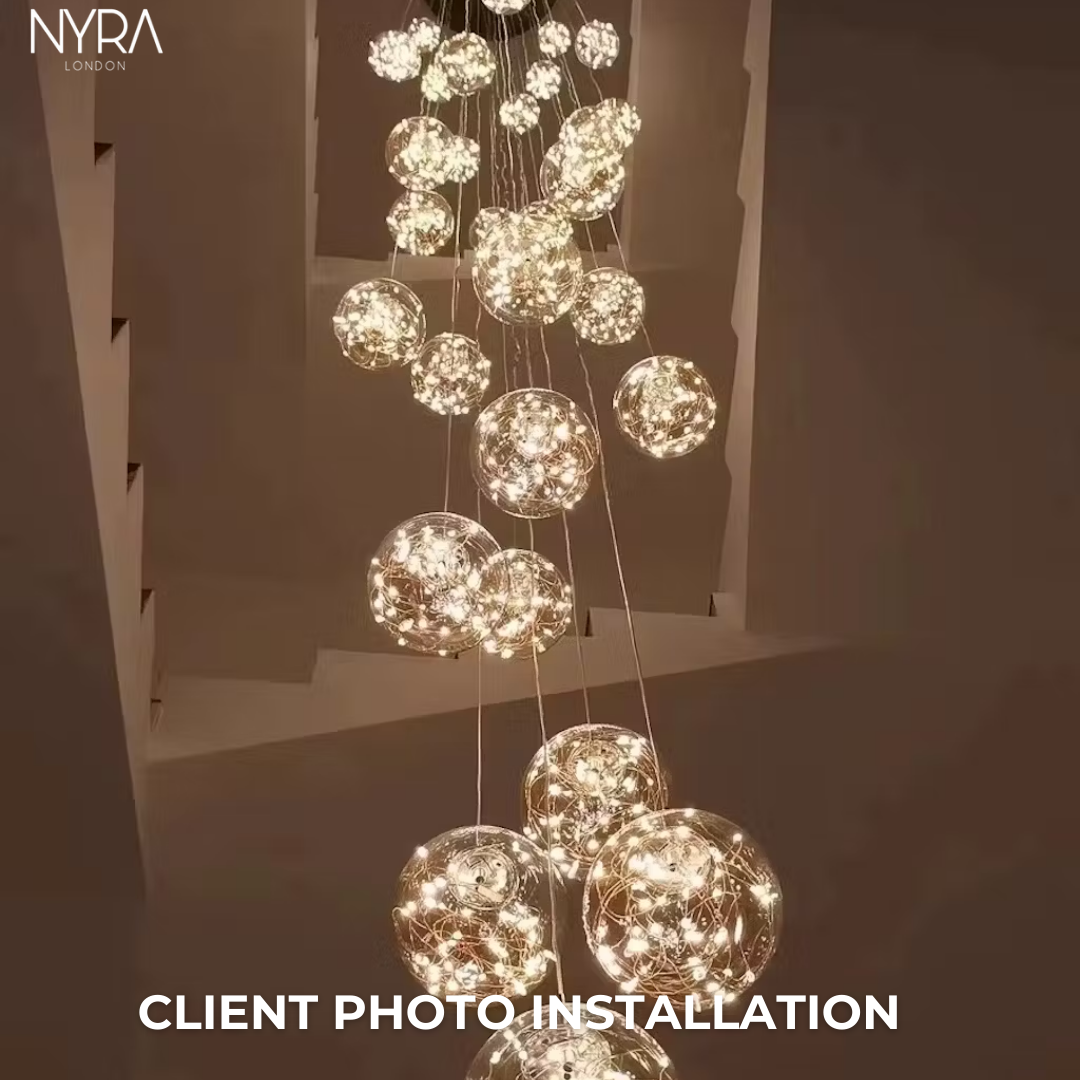 Sydel Bubble Glass Chandelier