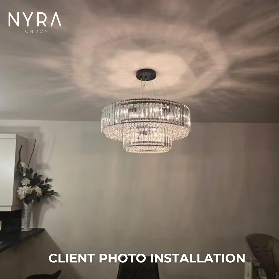 Crystal Vista Modern Chandelier