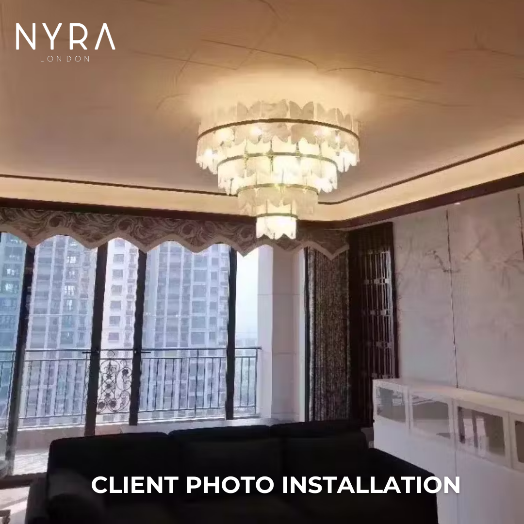 Zyra Alabaster Chandelier Light