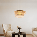Scandinavian Vintage Style Glass Chandelier