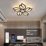 Remote Control 5-Head Petals LED Chandelier