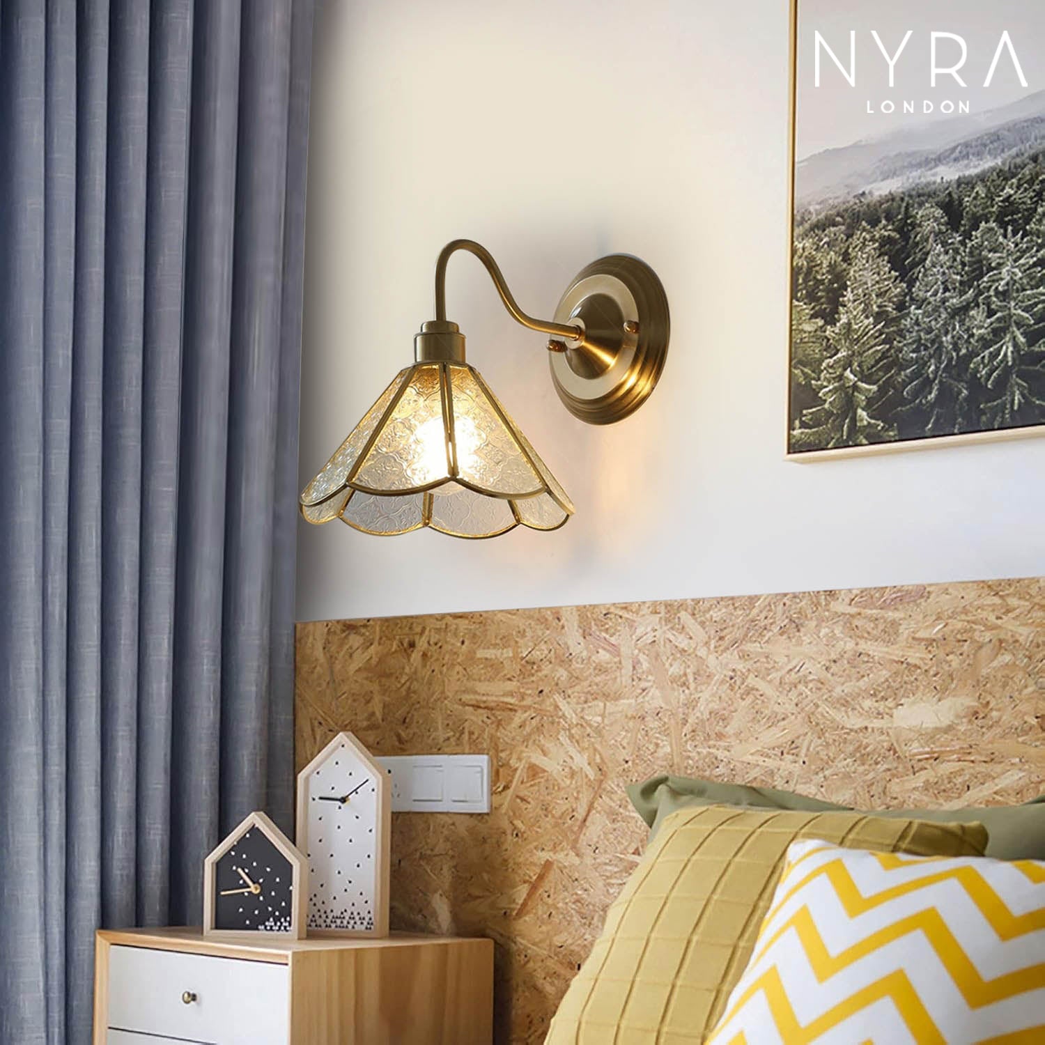Nordic Brass Wall Sconce
