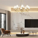 Linen Multiple Head Chandeliers
