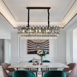 Charzetta Crystal Black Chandelier