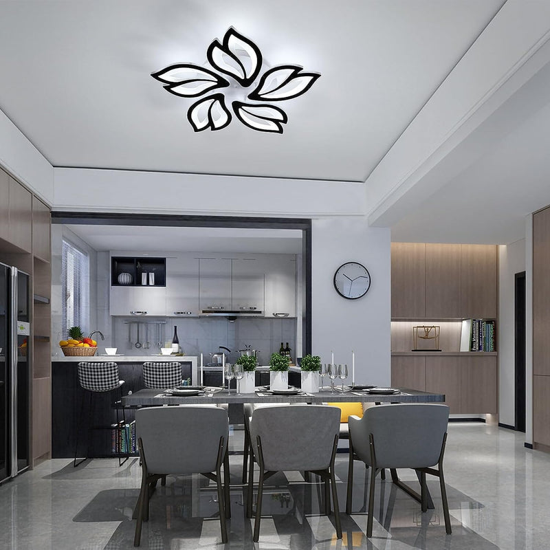 Remote Control 5-Head Petals LED Chandelier