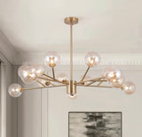 Modern Smoky Sputnik Chandelier