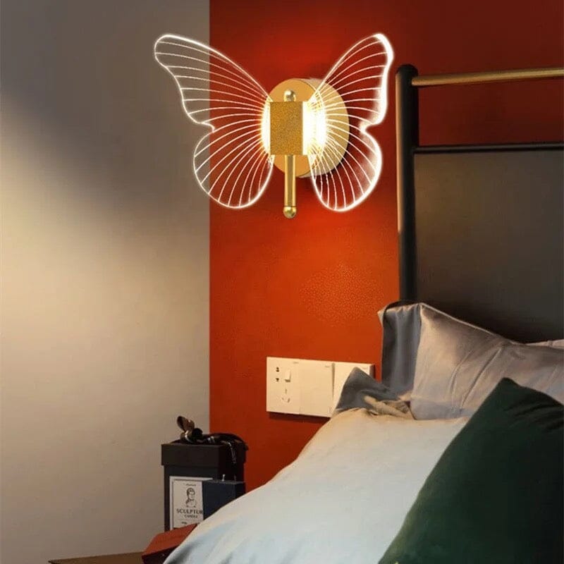 LED Butterfly Wall Lamp